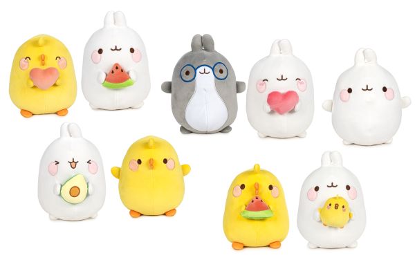 (Mis 3+) Molang Peluche 22cm 9ass..X12